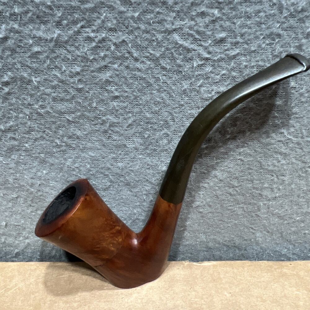 Algerian Briar Tobacco Estate Pipe Edward Wood Base Curved Mouth France - Picture 2 of 11